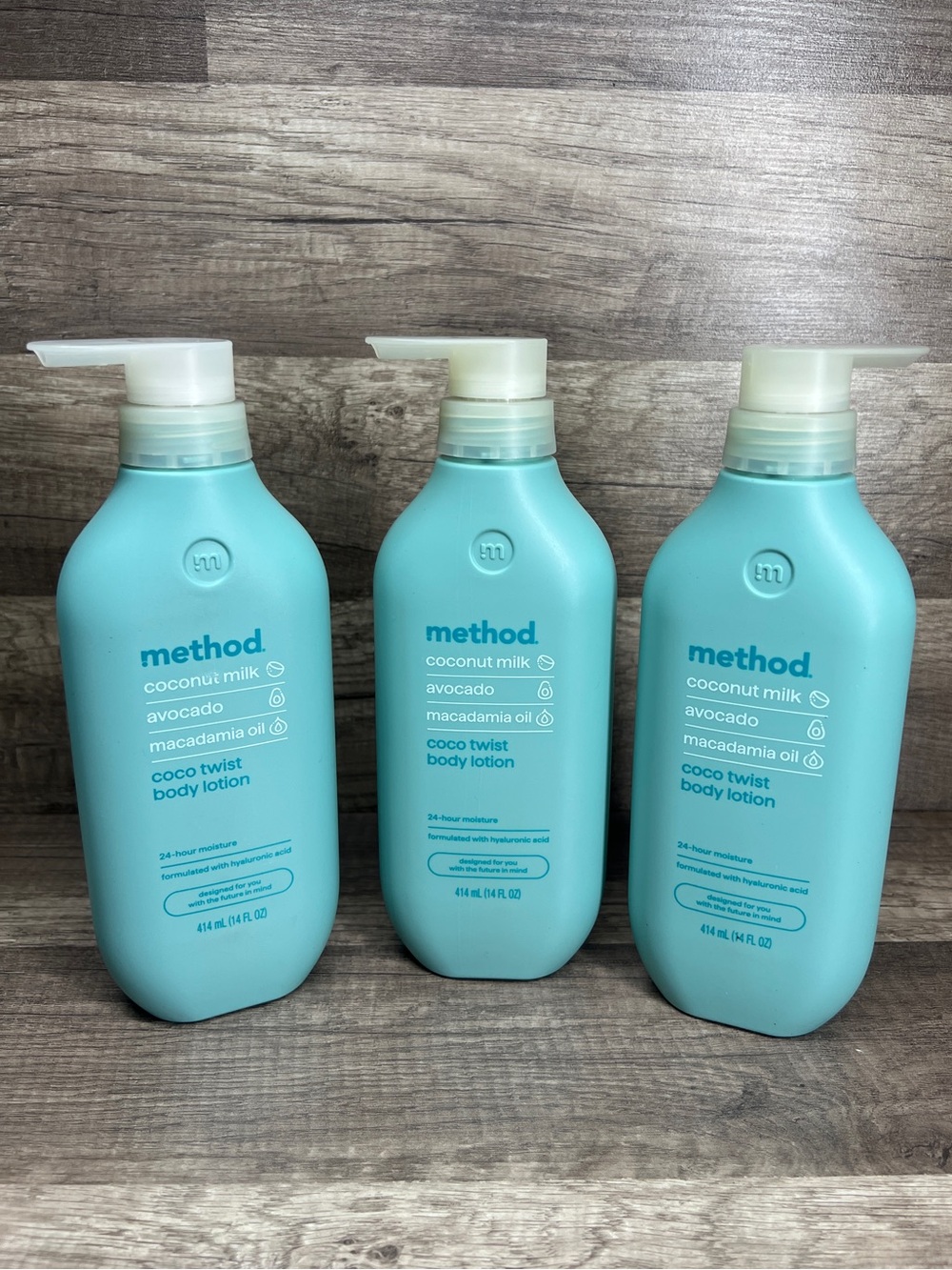 method Body Lotion Coco Twist Coconut Milk, Avocado & Macadamia Oil Bundle of 3
